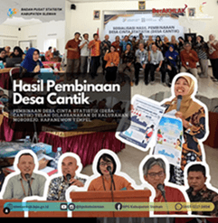 Sosialisasi Hasil Pembinaan Desa Cinta Statistik ( Desa Cantik )