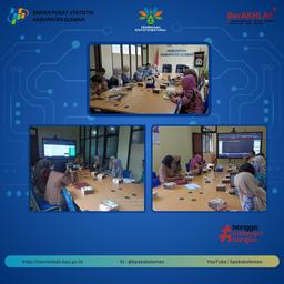 Rapat Lanjutan Evaluasi Penyelenggaraan Statistik Sektoral (EPSS) Pemerintah Kabupaten Sleman