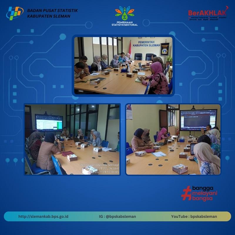 Rapat Lanjutan Evaluasi Penyelenggaraan Statistik Sektoral (EPSS) Pemerintah Kabupaten Sleman