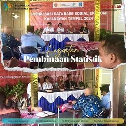 Socialization of the Implementation of Pendataan Sosial Ekonomi throughout Kapanewon Tempel in 2024