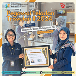 Best Employee Quarter II 2024 of BPS Kabupaten Sleman