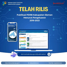 Telah Rilis! Data PDRB menurut Pengeluaran Tahun 2019-2023 Kabupaten Sleman 2023