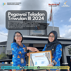 Pegawai Teladan Triwulan III 2024 di BPS Kabupaten Sleman